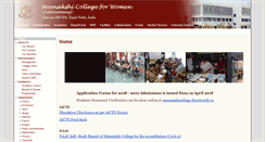 Desktop Screenshot of meenakshicollege.com